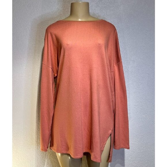 🎩🗝️ NWT $48 Cupio Blush XL Long-sleeve Top - Picture 2 of 5